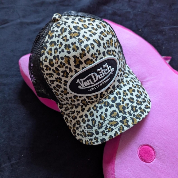 Von Dutch Accessories - Von Dutch Leopard Print Hat